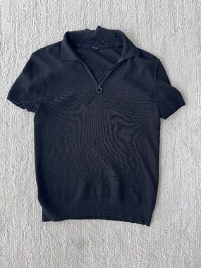 Lululemon Knit Women's Polo Half Zip in Black